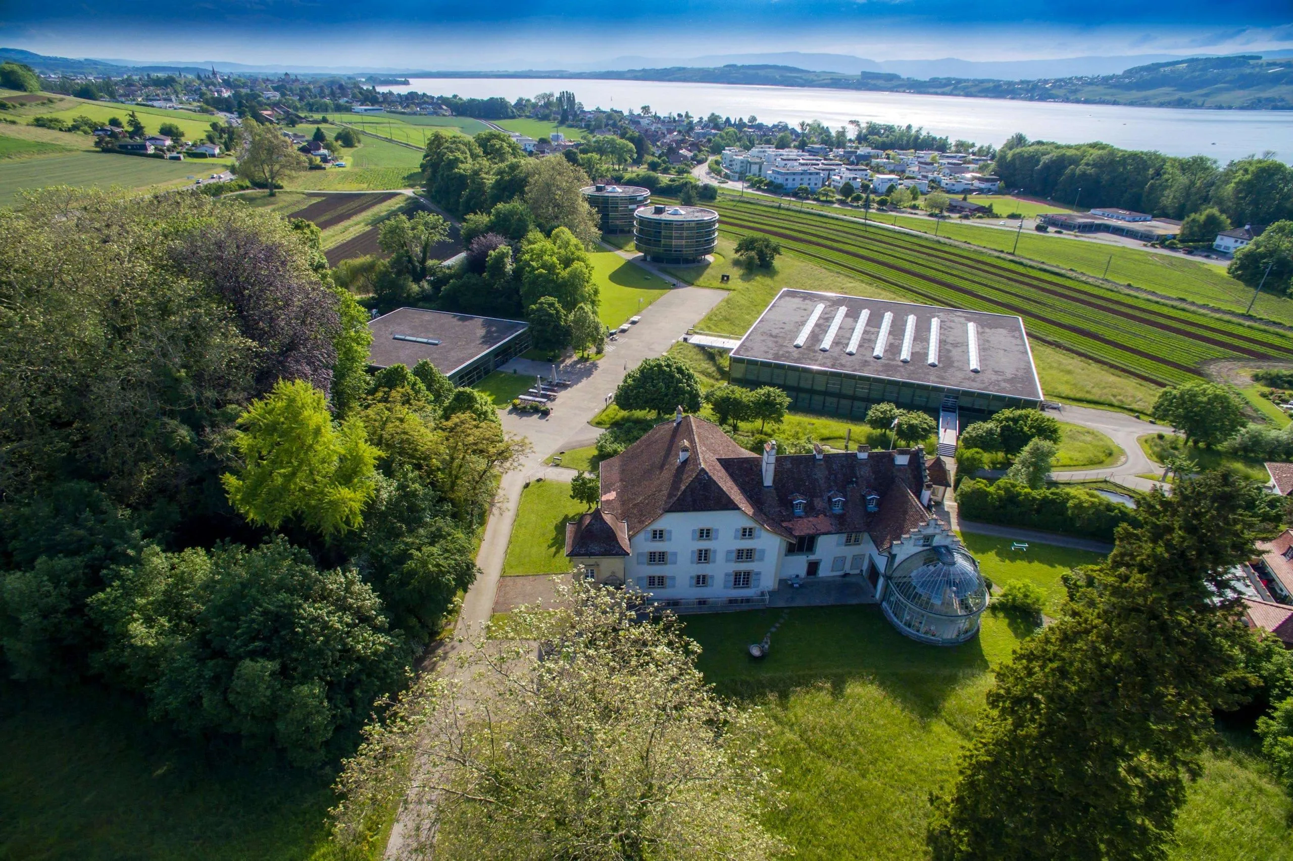 WordCamp Switzerland Centre Loewenberg Droneshot