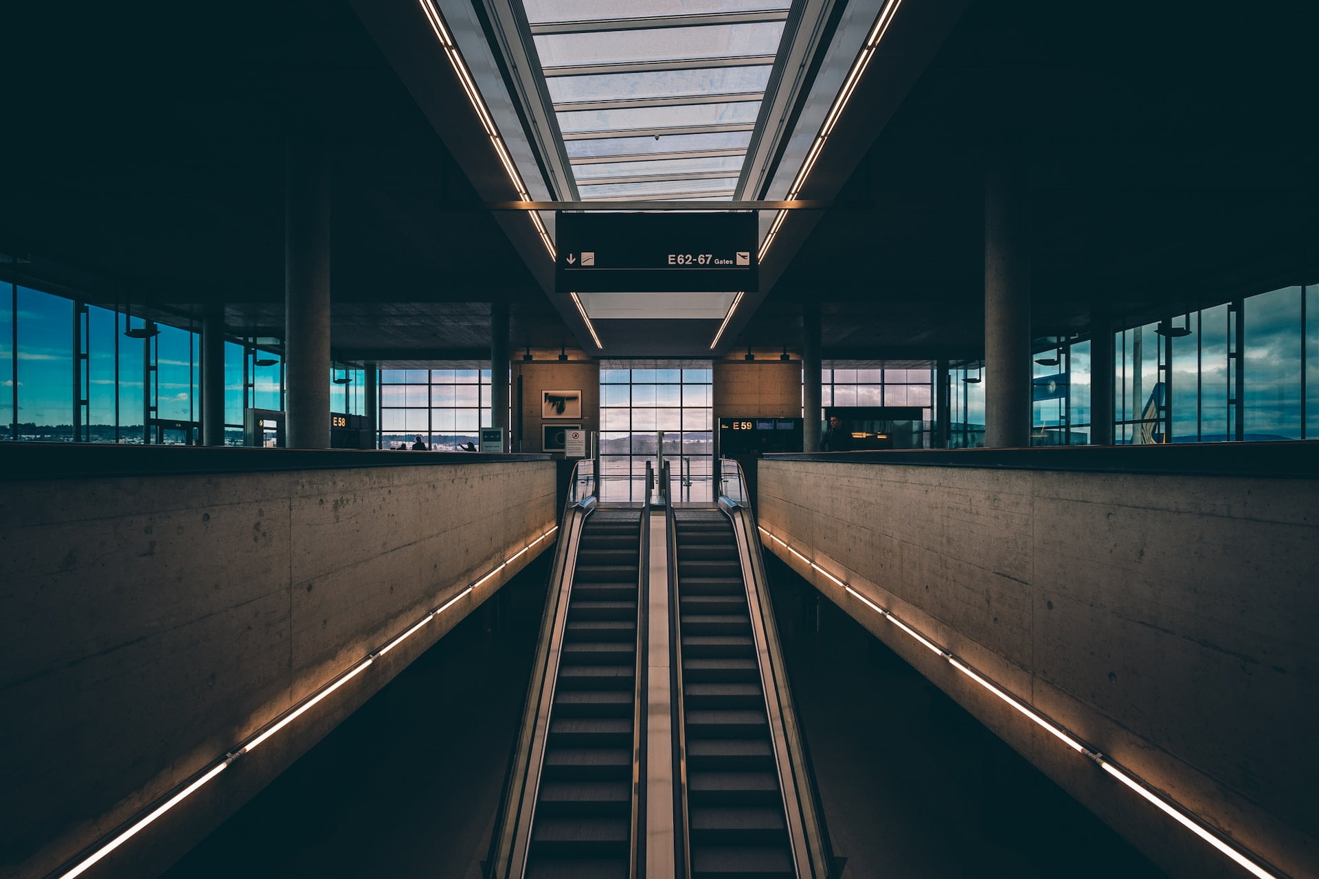 Futuristic Airport Zurich