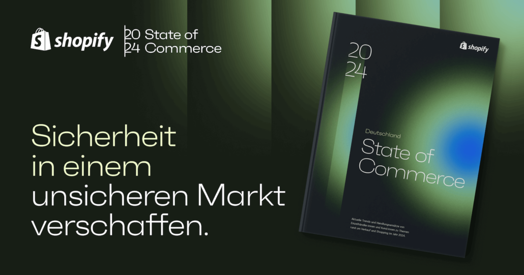 Shopify State of Commerce 2024 Deutschland