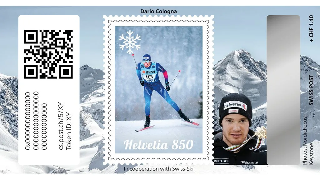 Swiss Crypto Stamp 5.0 Dario Cologna