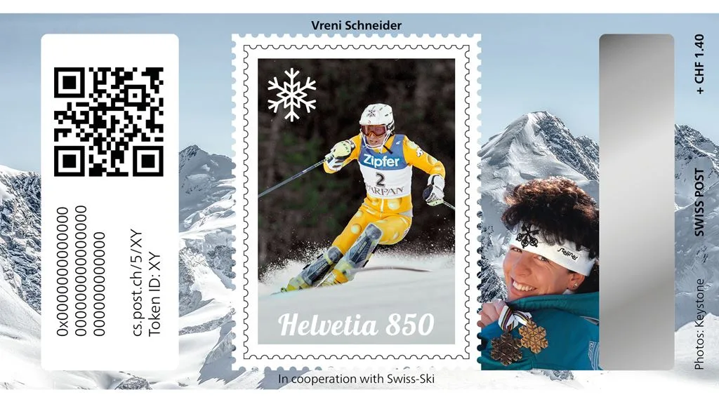 Swiss Crypto Stamp 5.0 Vreni Schneider