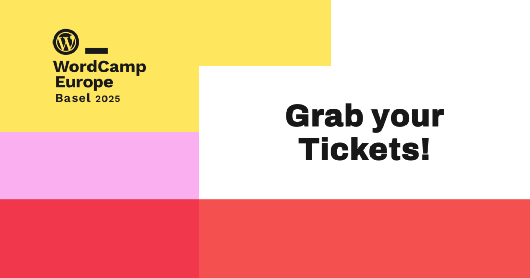 WordCamp Europe 2025 Basel Tickets