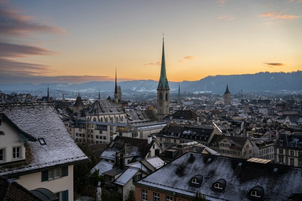 Zürich im Winter 2023