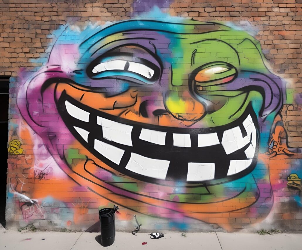 Runway Trollface Grafity